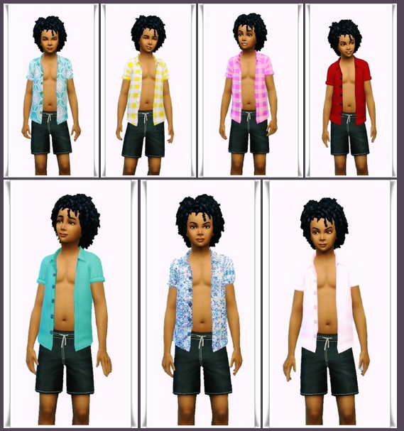 Sims 4 Kids Summer Shirt at Birksches Sims Blog