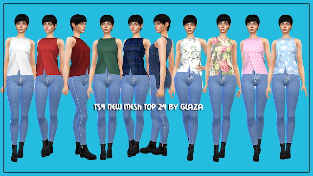 Sims 4 Top 24 at All by Glaza