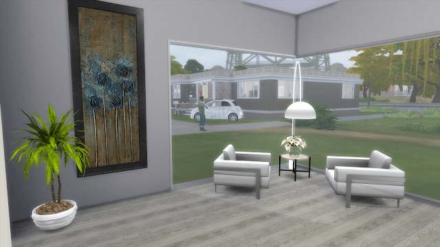 Sims 4 MODERN & LUXURY LIVINGROOM at Dinha Gamer