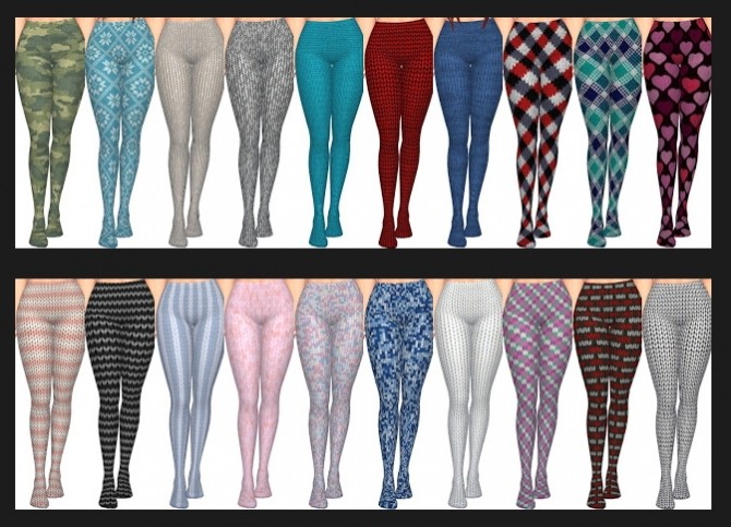Sims 4 Knitted Tights at Annett’s Sims 4 Welt