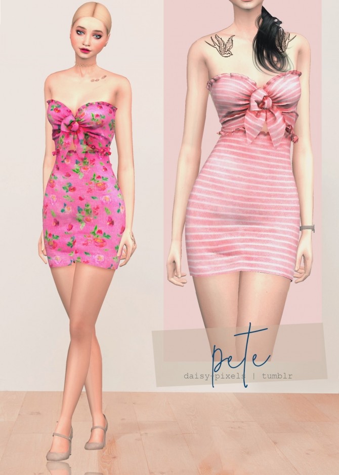 Sims 4 Pete Dress at Daisy Pixels