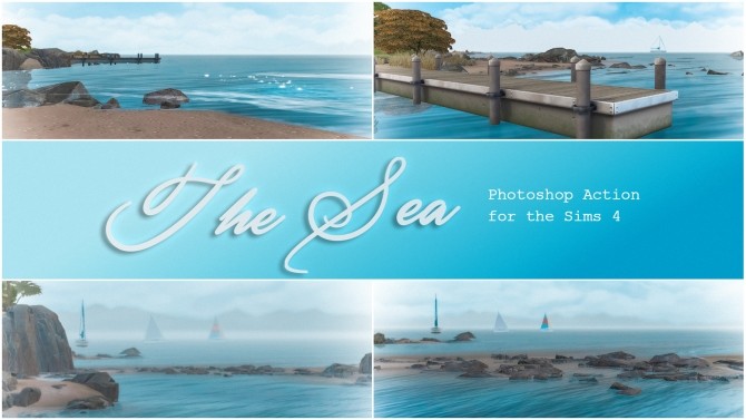 Sims 4 The Sea Photoshop Action at Katverse