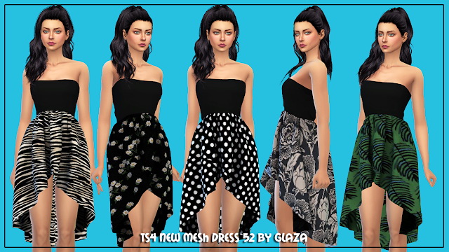 Sims 4 Dress 52 at All by Glaza