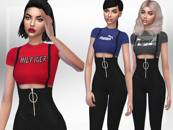 Sims 4 Jump In The Ring Jumpsuit by Puresim at TSR