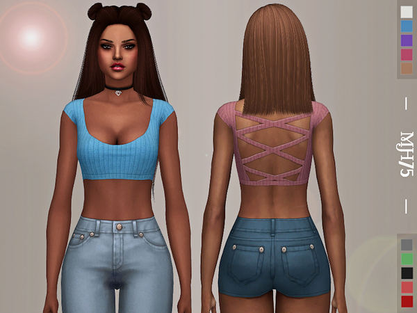 Sims 4 Jodie Tops by Margeh 75 at TSR
