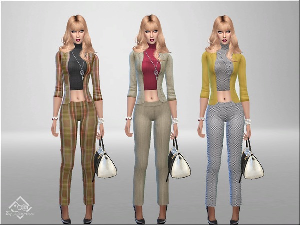 Sims 4 Autumn Outfit 2 by Devirose at TSR