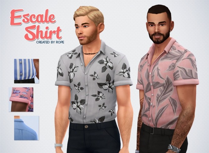 Sims 4 Escale Shirt at Simsontherope