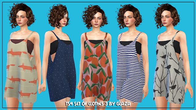 Sims 4 Outfit 3 at All by Glaza