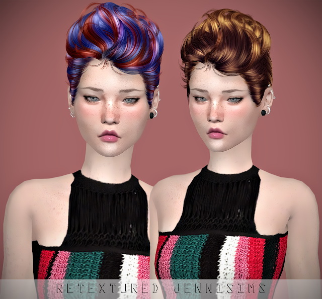 Sims 4 Newsea Ultra Lover Hair retexture at Jenni Sims