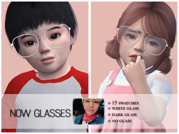 Sims 4 Now Glasses by jealousypixel at TSR