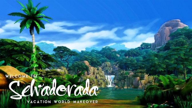 Sims 4 Selvadorada Vacation World Makeover at Simsational Designs