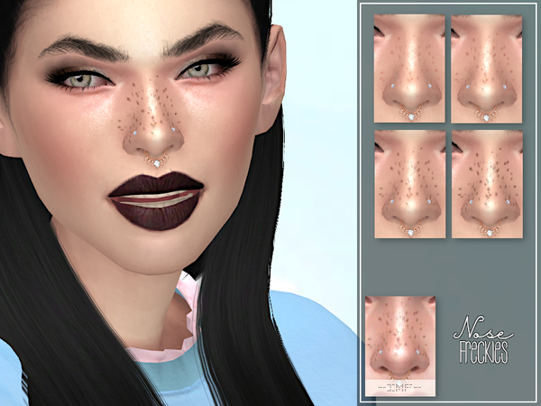 Sims 4 IMF Nose Freckles N.04 by IzzieMcFire at TSR