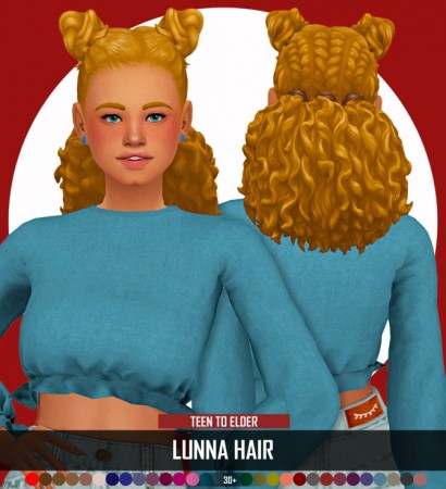 LUNNA HAIR at REDHEADSIMS
