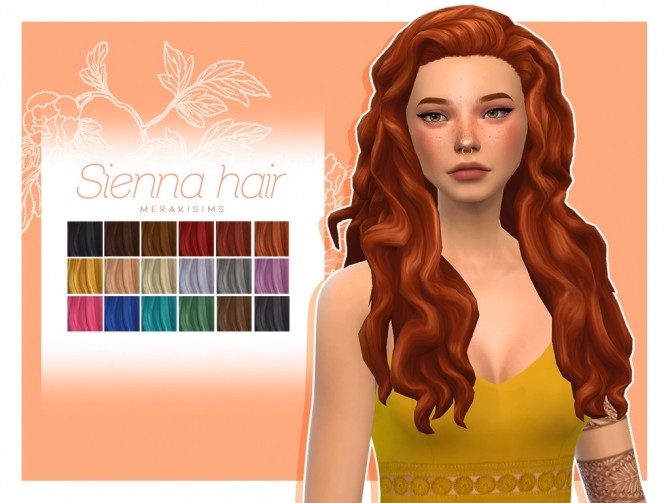 Sims 4 Sienna hair at Merakisims