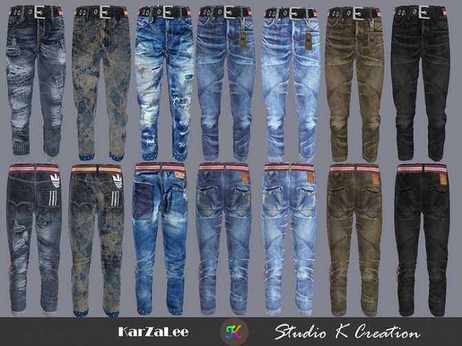 Sims 4 Giruto 64 Cropped jeans at Studio K Creation