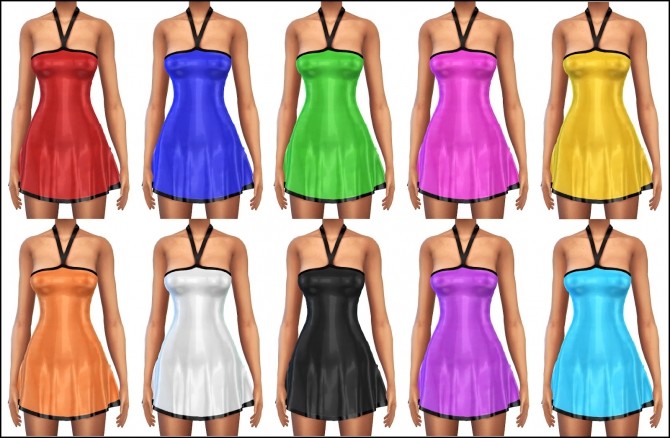 Sims 4 JENNY DRESS at Blue8white