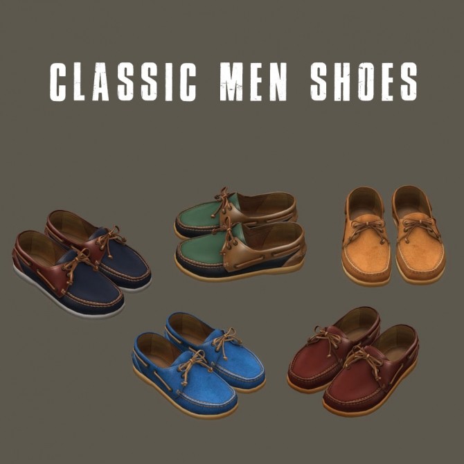Sims 4 Classic Men Shoes at Leo Sims