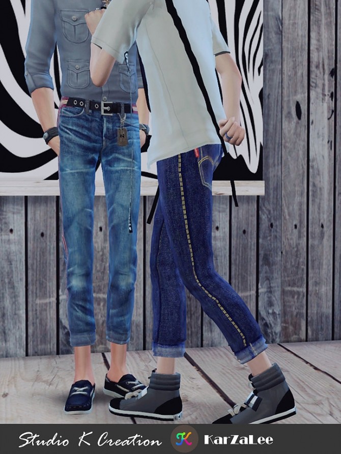 Sims 4 Giruto 64 Cropped jeans at Studio K Creation