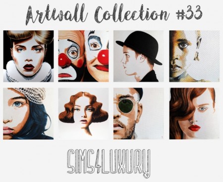 Artwall Collection #33 at Sims4 Luxury