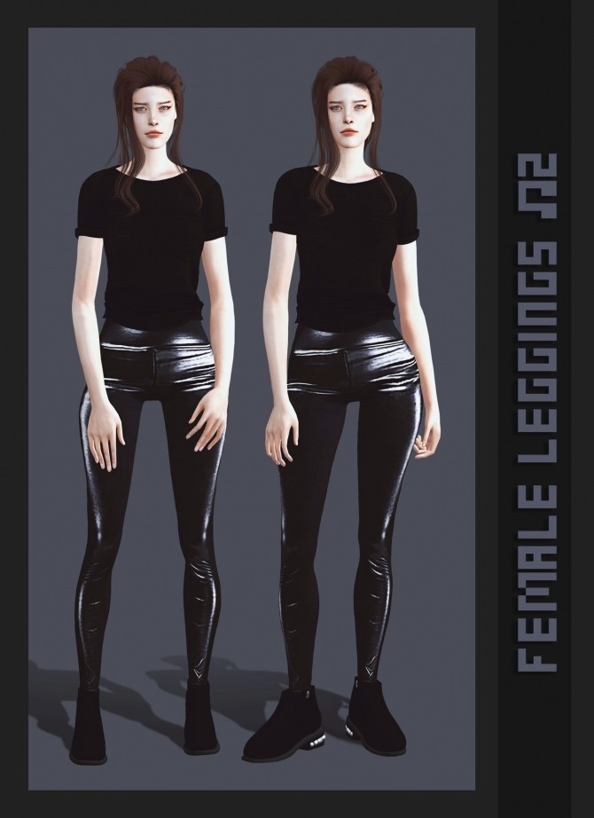 Sims 4 Female leggings №2 at Magic bot