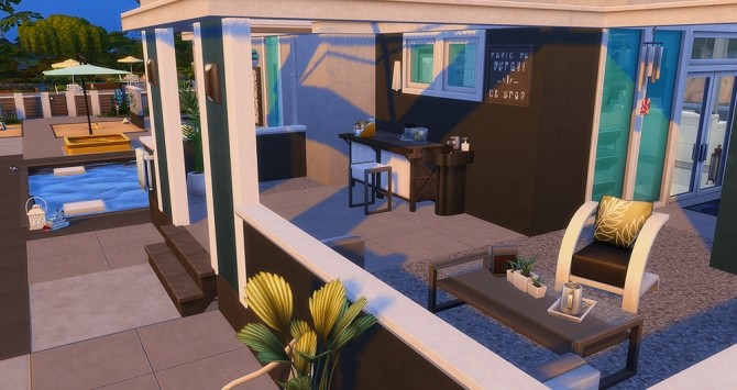 Sims 4 Sables d’Or pool at Simsontherope