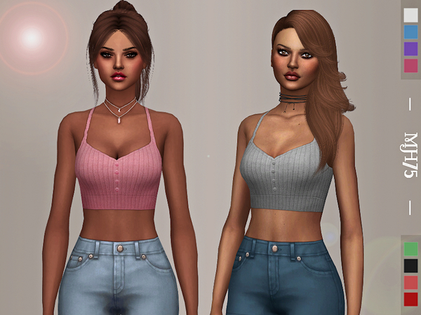 Sims 4 Jameela Top by Margeh 75 at TSR