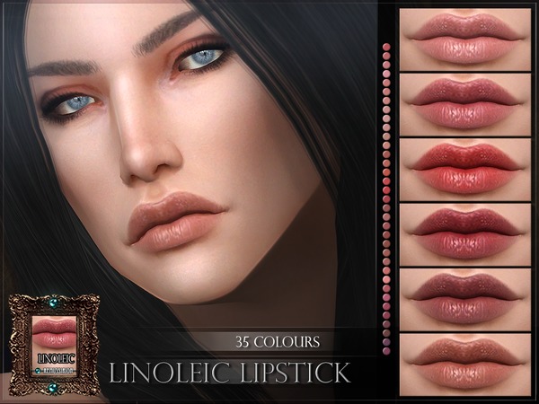 Sims 4 Linoleic Lipstick by RemusSirion at TSR