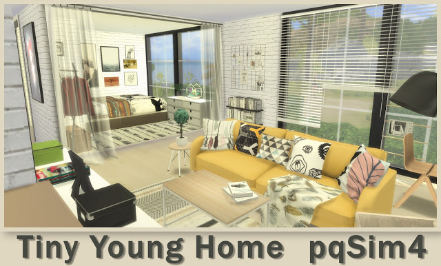 Sims 4 Tiny Young Home at pqSims4