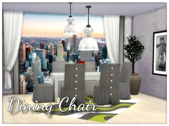 Sims 4 Dining chair by Oldbox at All 4 Sims