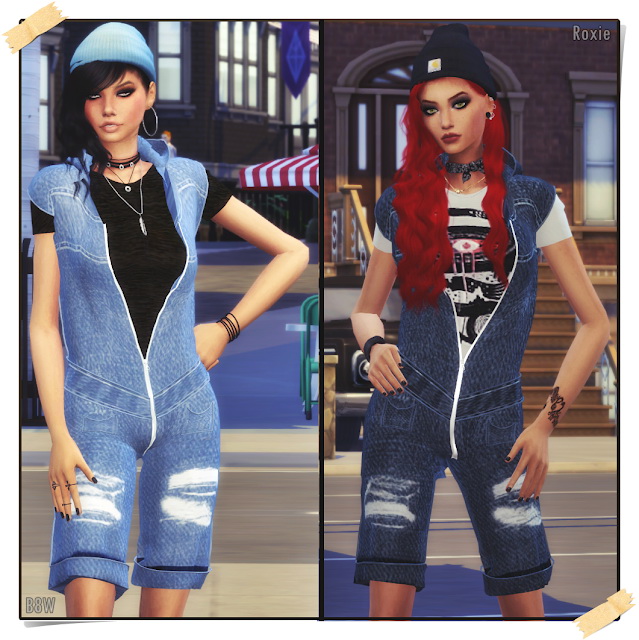 Sims 4 ROXIE OUTFIT at Blue8white