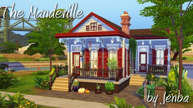 Sims 4 The Mandeville home at Jenba Sims