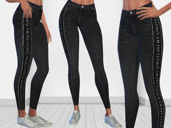 Skinny Fit Jeans by Saliwa at TSR » Sims 4 Updates