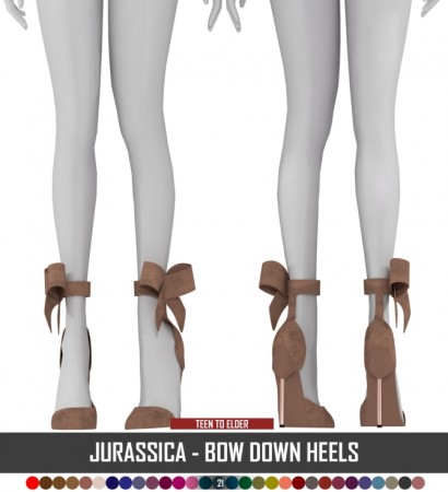 JURASSICA SHOES PACK TS3 TO TS4 + SLIDER by Thiago Mitchell at REDHEADSIMS