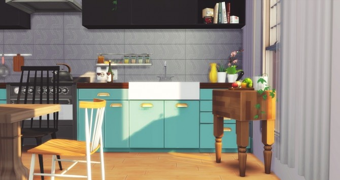 Sims 4 Foster Kitchen at Pyszny Design