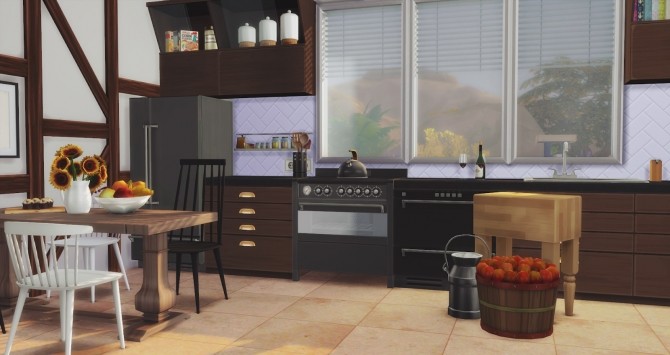 Sims 4 Foster Kitchen at Pyszny Design