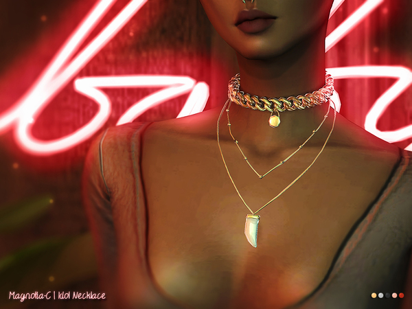 Sims 4 Idol Necklace by Magnolia C at TSR
