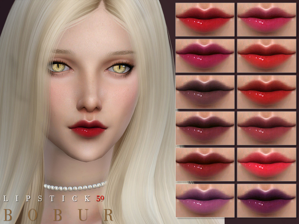 Sims 4 Lipstick 59 by Bobur3 at TSR