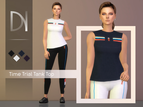 Sims 4 Time Trial Tank Top by DarkNighTt at TSR
