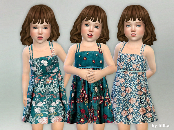 Sims 4 Toddler Dresses Collection P72 by lillka at TSR