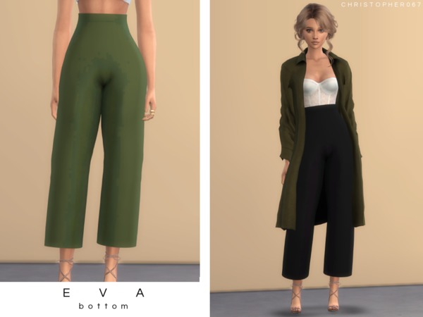Sims 4 Eva Pants by Christopher067 at TSR
