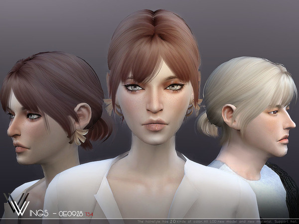 Sims 4 Hair OE3028 by wingssims at TSR