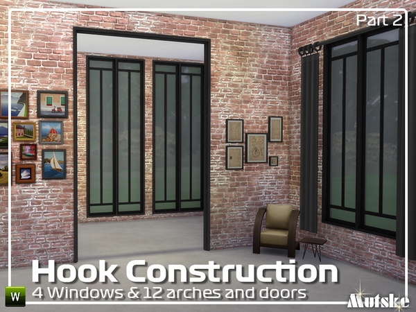 Sims 4 Hook Construction set Part 2 by mutske at TSR