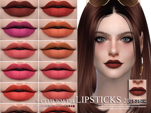 Sims 4 Lipstick 201816 by S Club WM at TSR