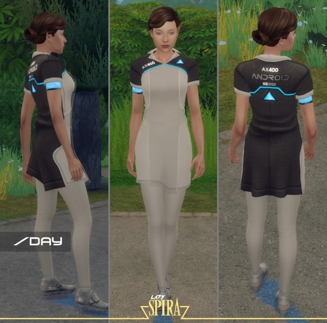 Sims 4 AX400 Kara Uniform by LadySpira at Mod The Sims