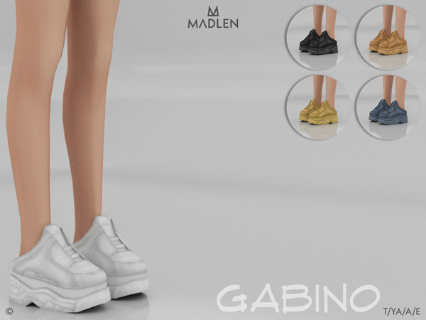 Sims 4 Madlen Gabino Shoes by MJ95 at TSR