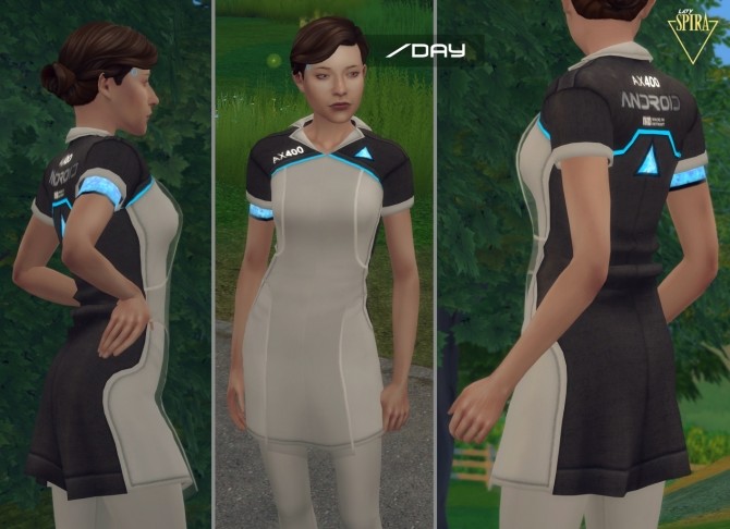 Sims 4 AX400 Kara Uniform by LadySpira at Mod The Sims