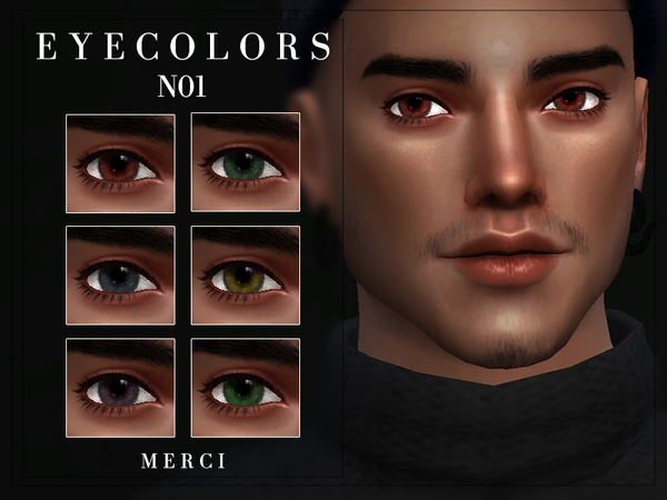 Sims 4 Eyecolors N01 by Merci at TSR