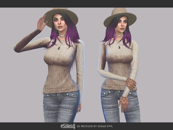 Sims 4 Simple sweaters F by sugar owl at TSR