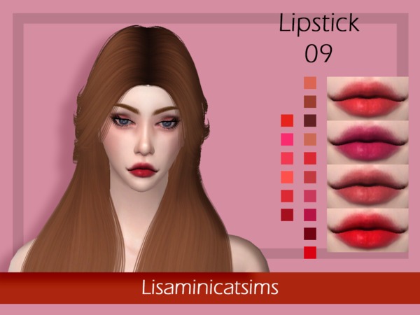 Sims 4 LMCS Lipstick 9 by Lisaminicatsims at TSR