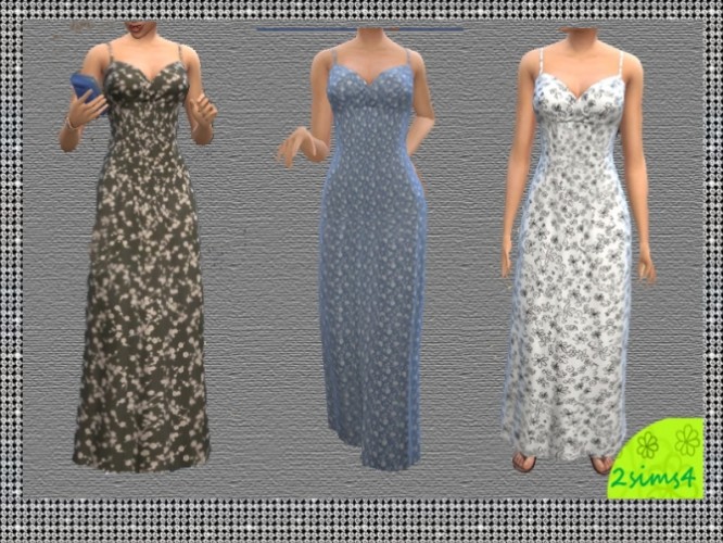 Everyday Floral Dresses 6 Recolors By Lurania At Mod The Sims Sims 4 Updates